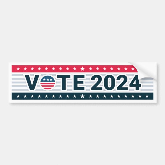 Stemming 2024 Bumpersticker (Voorkant)