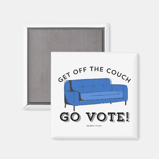 Stemming 2024 - Ga van de bank Magneet (Voorkant / Achterkant)