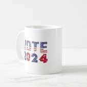 Stemming 2024 Unisex Koffiemok (Voorkant links)