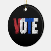 Stemming 2024 Verenigde Staten Verkiezingsrechts V Keramisch Ornament (Links)
