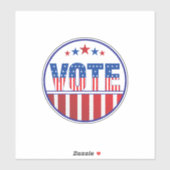 Stemming 2024 Verkiezingen Decal Sticker (Vel)