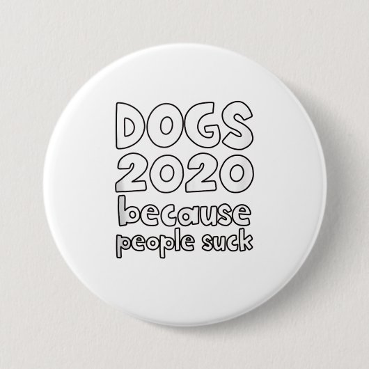 Stemming: 20 december 2020 Omdat Humans een grappi Ronde Button 7,6 Cm (Voorkant)