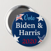 Stemming : 20 maart 2020 ronde button 4,0 cm (Voorkant /achterkant)