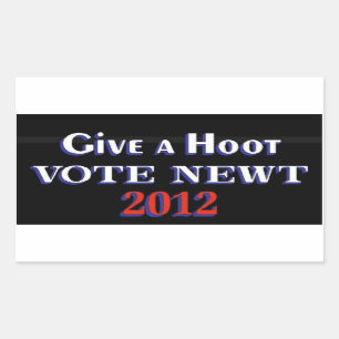 Stemming : 20 november 2012 rechthoekige sticker
