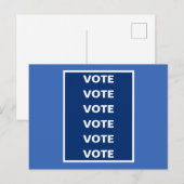 Stemming : 20 oktober 2020 briefkaart (Voorkant / Achterkant)