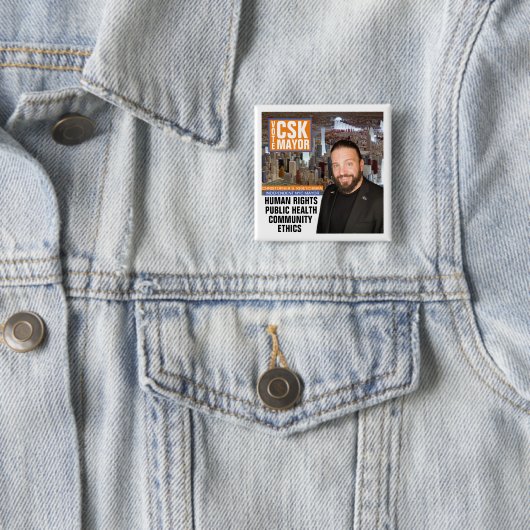 Stemming: 21 mei 2021 vierkante button 5,1 cm (In situ)