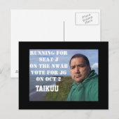 STEMMING 4 GG BRIEFKAART (Voorkant / Achterkant)