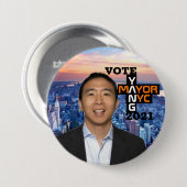 Stemming: 4 juli 2021 ronde button 7,6 cm (Voorkant /achterkant)