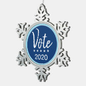 Stemming: 5 sterren tin sneeuwvlok ornament (Rechts)