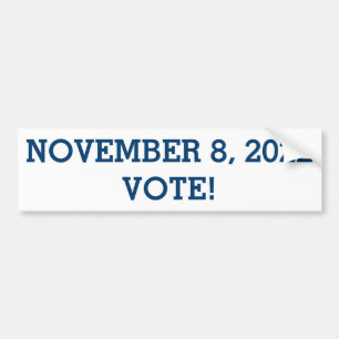 Stemming: 6 november 2018 Bumpersticker