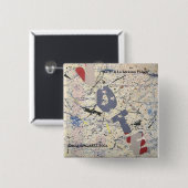 STEMMING al Jackson Polack.artzworks.c... - Gepers Vierkante Button 5,1 Cm (Voorkant /achterkant)