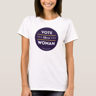 Stemming als vrouw t-shirt 3