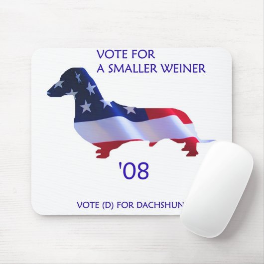 STEMMING American Dachshund Muismat (Met muis)