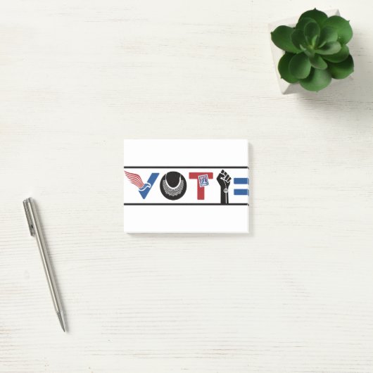 STEMMING American, RBG, USPS, BLM, Peace and Equal Post-it® Notes (Kantoor)