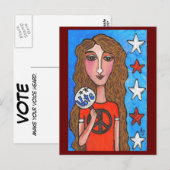 STEMMING - amerikaans briefkaart (Voorkant / Achterkant)