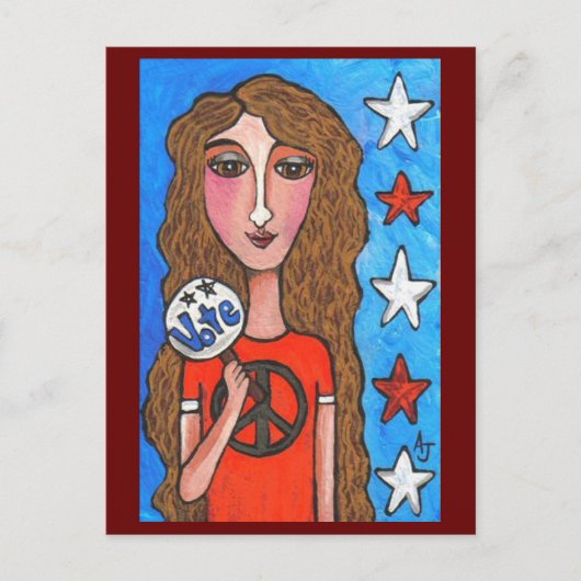 STEMMING - amerikaans briefkaart (Voorkant)