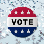 Stemming Amerikaanse presidentsverkiezingen 2024 P Ronde Button 5,7 Cm