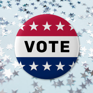 Stemming Amerikaanse presidentsverkiezingen 2024 P Ronde Button 5,7 Cm
