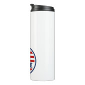 Stemming Amerikaanse Vlag Verkiezingen 2024 Thermosbeker (Geroteerd rechts)
