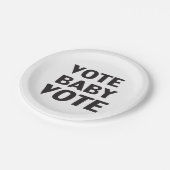 " stemming baby " zwart witboek bord (Gekanteld)