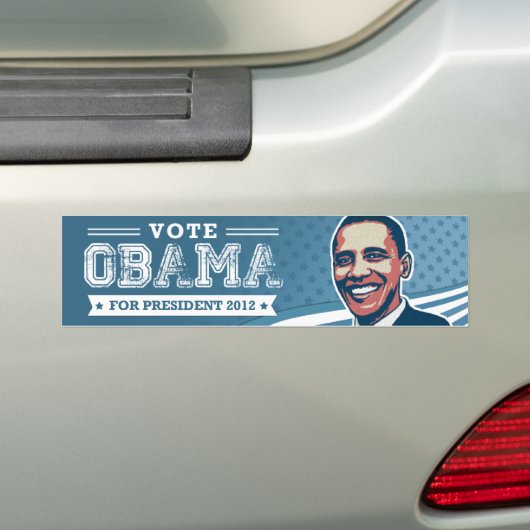 Stemming: Barack Obama voor Bumpersticker in Presi (Op auto)