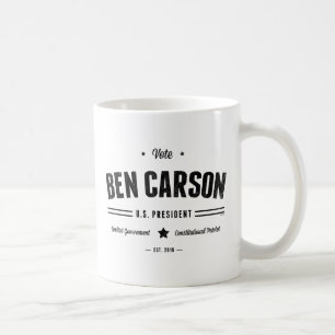 Stemming Ben Carson 2016 Koffiemok