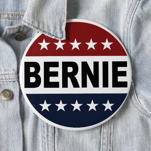  stemming Bernie Button - Bernie 2016 Button (In situ)