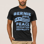 Stemming: Bernie Sanders voor President Voel de Be T-shirt (Voorkant)
