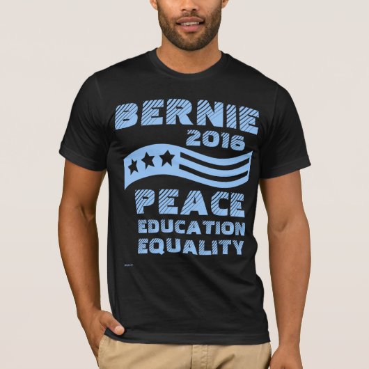 Stemming: Bernie Sanders voor President Voel de Be T-shirt (Voorkant)