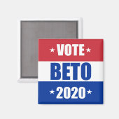 Stemming Beto O'rourke VS 2020 presidentsverkiezin Magneet (Voorkant / Achterkant)