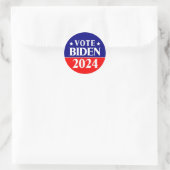 Stemming Biden 2024 Democratische Partij Ronde Sticker (Tas)
