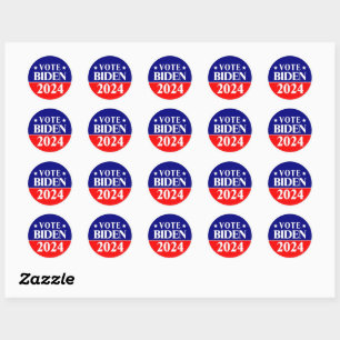 Stemming Biden 2024 Democratische Partij Ronde Sticker