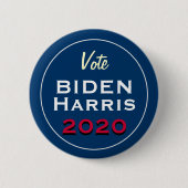Stemming: BIDEN HARRIS 2020 Retro Campaign Button (Voorkant)