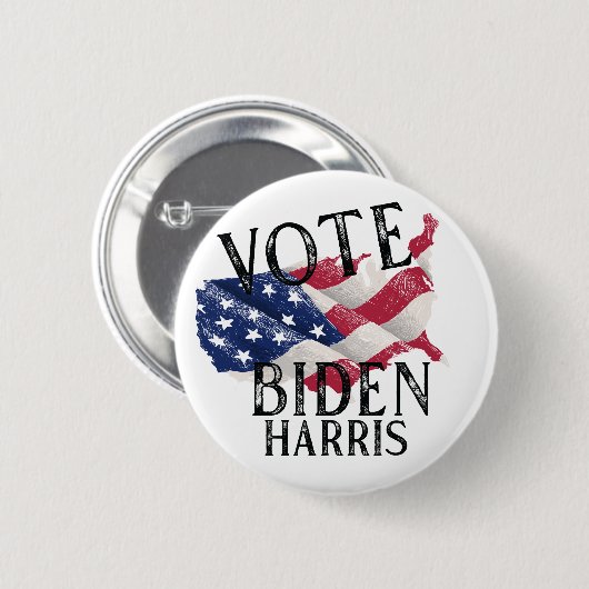 STEMMING Biden Harris 2020 Ronde Button 5,7 Cm (Voorkant /achterkant)