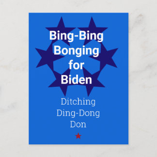 Stemming Biden Trump Verkiezing Briefkaart