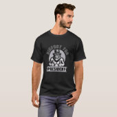 Stemming Bigfoot President Sasquatch Yeti Lover El T-shirt (Voorkant volledig)