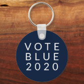 Stemming blauw 2020 - Eenvoudig minimaal Sleutelhanger (Voorkant)