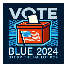 Stemming Blauw 2024 Stemmen Presidentsverkiezingen