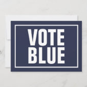 Stemming Blauw 2024 Verkiezingen VS Kaart (Voorkant)