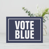 Stemming Blauw 2024 Verkiezingen VS Kaart (Staand voorkant)