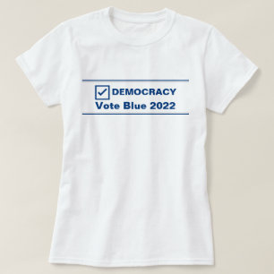 Stemming Blauw 2024 Verkiezingsdemocratie T-shirt
