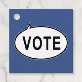 STEMMING - Blauw Bedankjes Labels