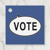 STEMMING - Blauw Bedankjes Labels (Voorkant)