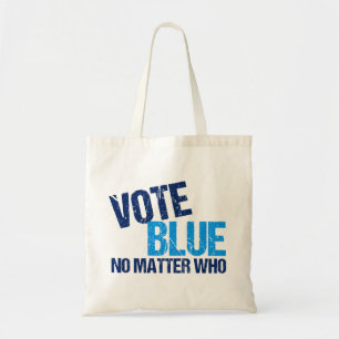Stemming Blauw Geen kwestie met Democratische Part Tote Bag