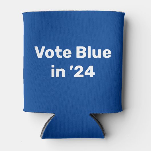 Stemming blauw in 2024 blikjeskoeler (Voorkant)