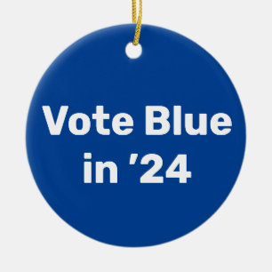 Stemming blauw in 2024 keramisch ornament