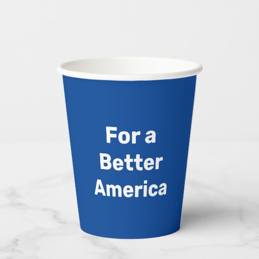 Stemming blauw in 2024 papieren bekers (Achterkant)