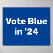 Stemming blauw in 2024 poster (Voorkant)