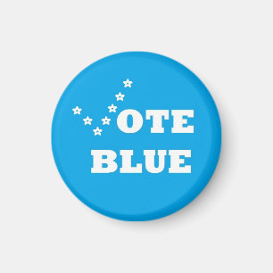 Stemming blauw - Magnet