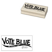 Stemming blauw ongeacht wie 2020 rubberstempel (Gestempeld)